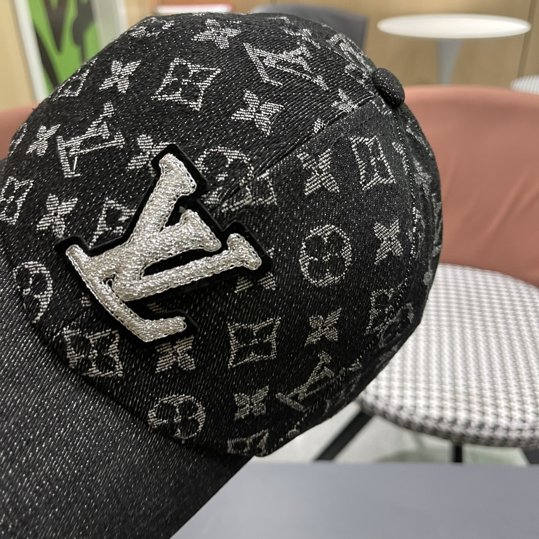  LV路易威登新款原单棒球帽，LV牛仔提花，专柜11开模订制，原版帆布面料 轻盈透气！质量超赞，基础头围