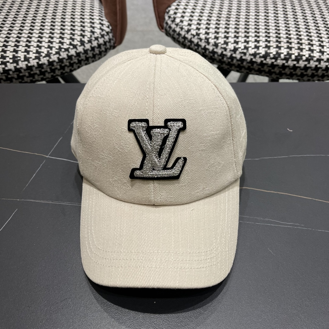  LV路易威登新款原单棒球帽，LV牛仔提花，专柜11开模订制，原版帆布面料 轻盈透气！质量超赞，基础头围