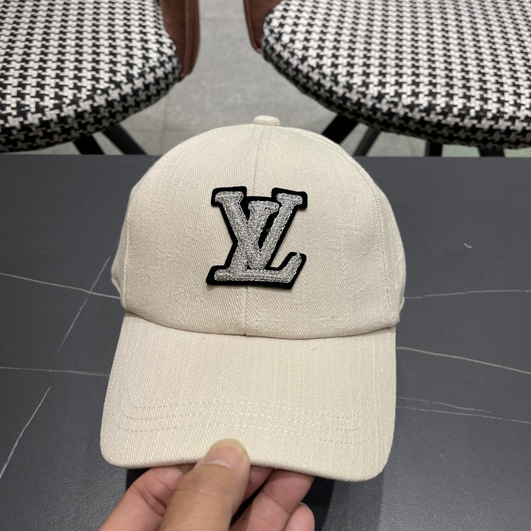  LV路易威登新款原单棒球帽，LV牛仔提花，专柜11开模订制，原版帆布面料 轻盈透气！质量超赞，基础头围