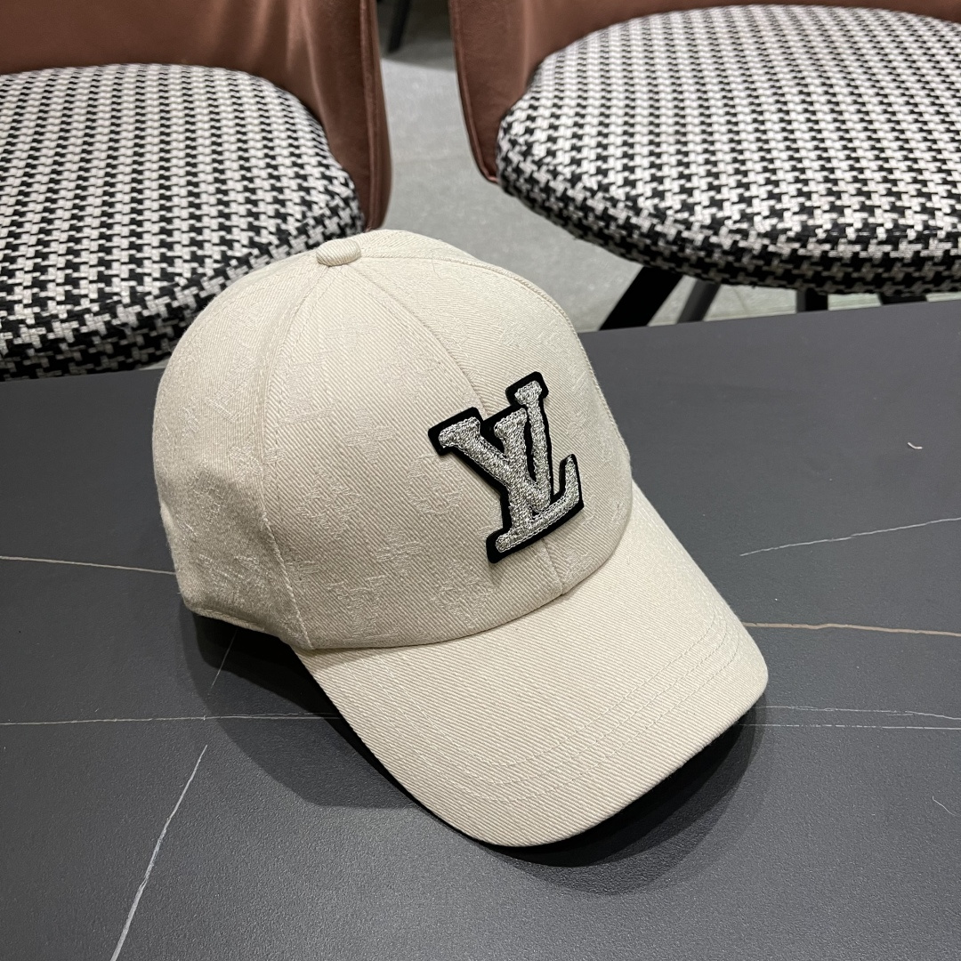 LV路易威登新款原单棒球帽，LV牛仔提花，专柜11开模订制，原版帆布面料 轻盈透气！质量超赞，基础头围
