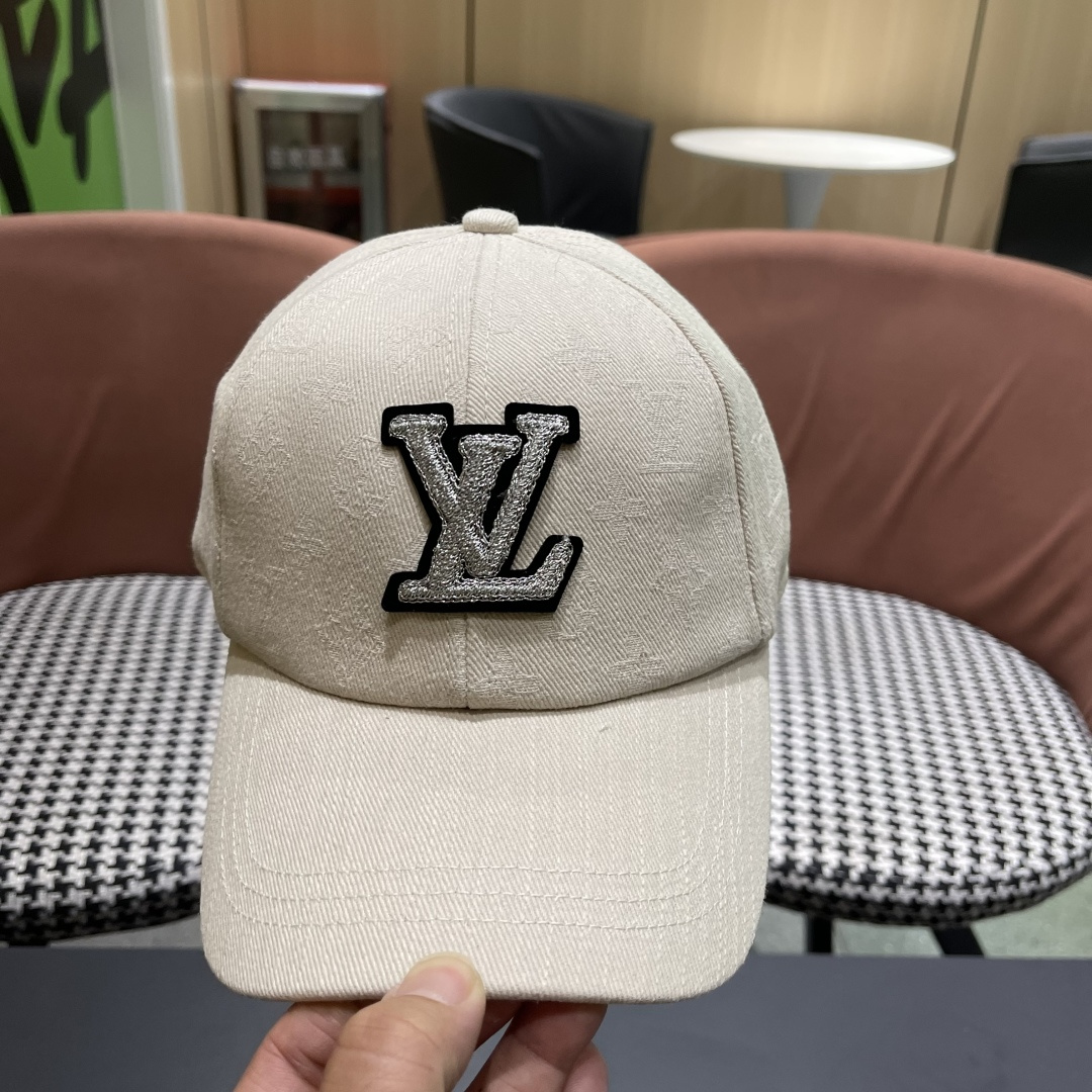  LV路易威登新款原单棒球帽，LV牛仔提花，专柜11开模订制，原版帆布面料 轻盈透气！质量超赞，基础头围