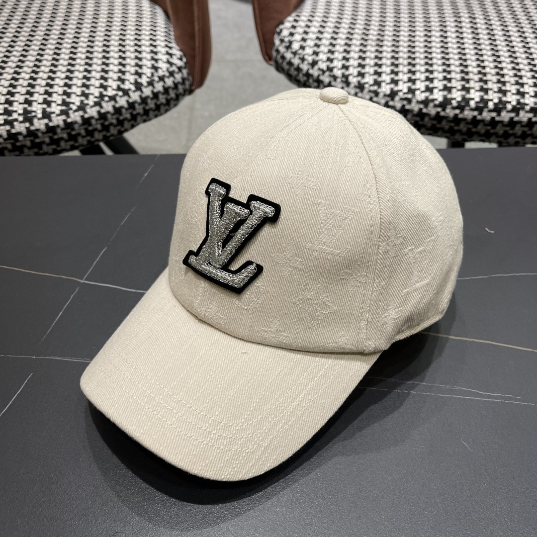  LV路易威登新款原单棒球帽，LV牛仔提花，专柜11开模订制，原版帆布面料 轻盈透气！质量超赞，基础头围