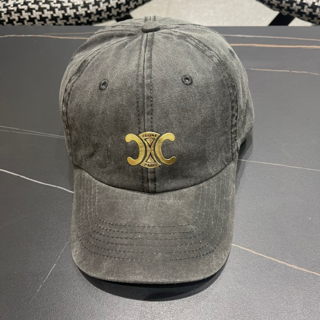 【CELINE赛琳】2025春夏款新款简约棒球帽，新款出货，大牌款超好搭配，赶紧入手！