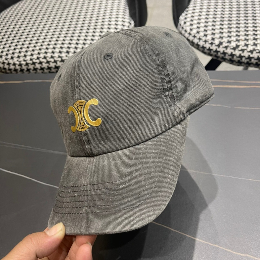 【CELINE赛琳】2025春夏款新款简约棒球帽，新款出货，大牌款超好搭配，赶紧入手！