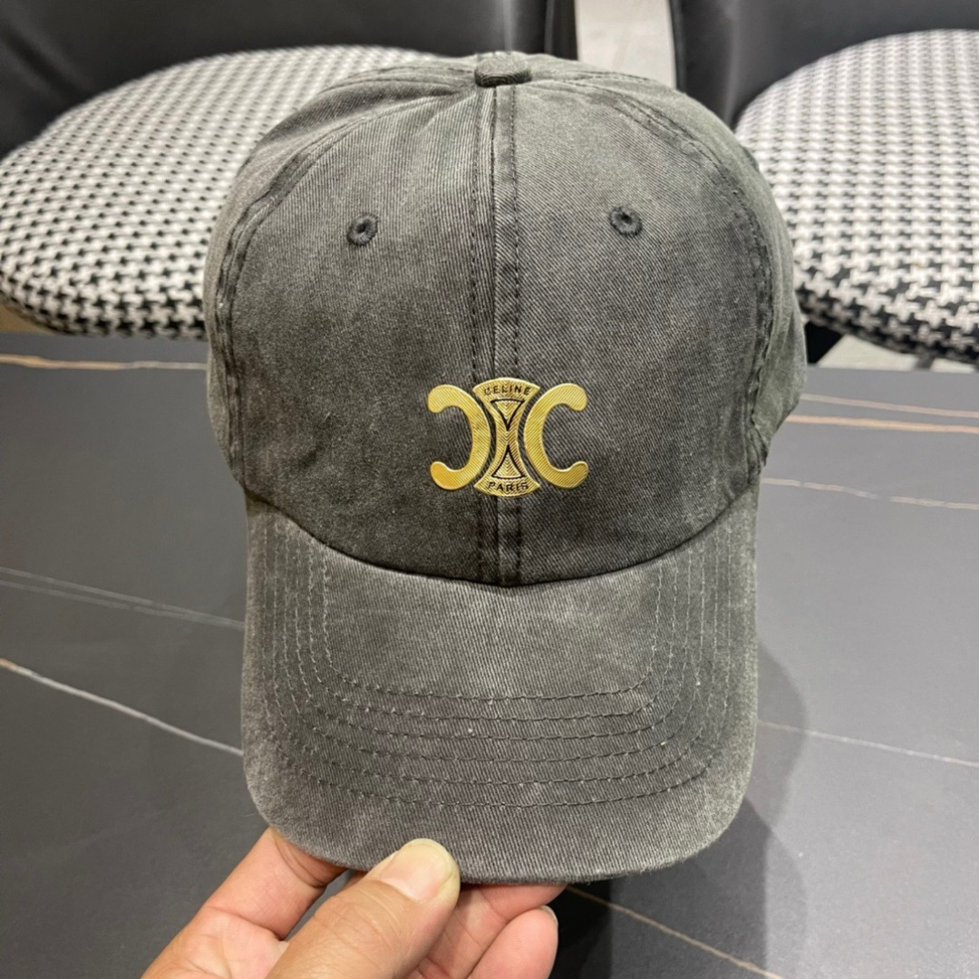 【CELINE赛琳】2025春夏款新款简约棒球帽，新款出货，大牌款超好搭配，赶紧入手！