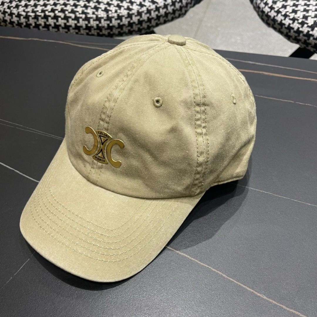 【CELINE赛琳】2025春夏款新款简约棒球帽，新款出货，大牌款超好搭配，赶紧入手！