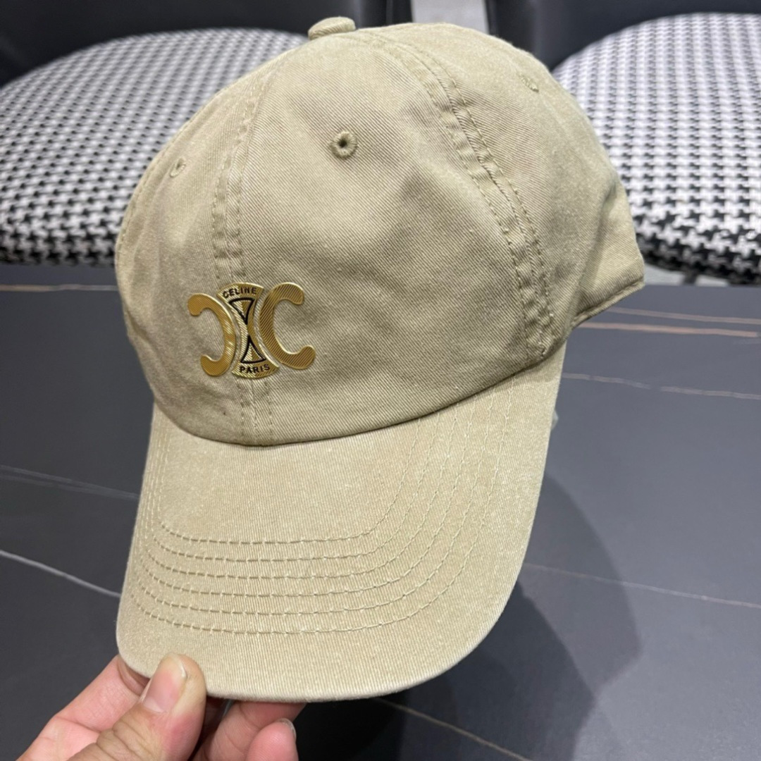 【CELINE赛琳】2025春夏款新款简约棒球帽，新款出货，大牌款超好搭配，赶紧入手！