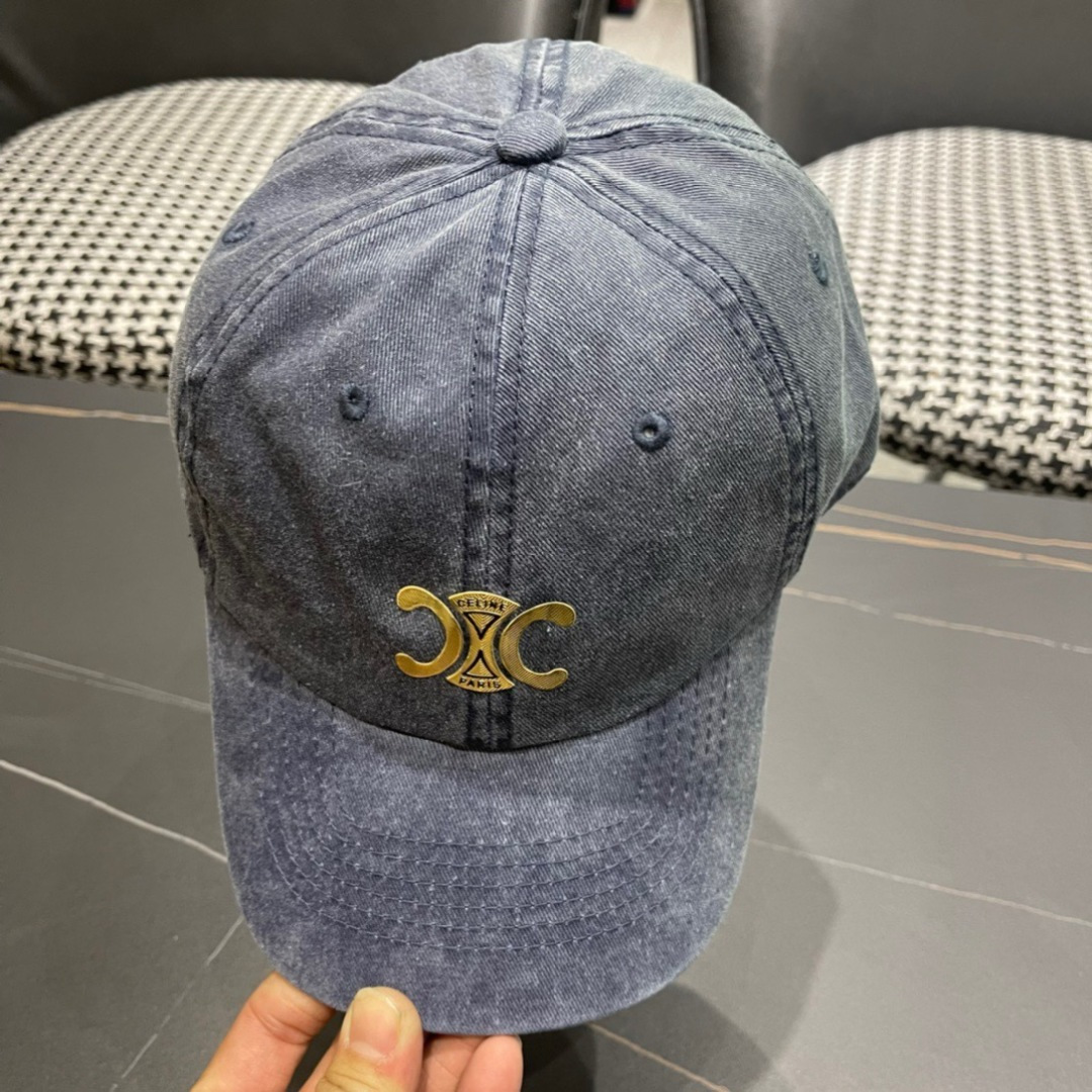 【CELINE赛琳】2025春夏款新款简约棒球帽，新款出货，大牌款超好搭配，赶紧入手！