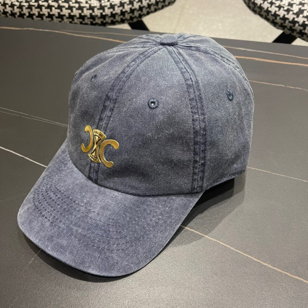 【CELINE赛琳】2025春夏款新款简约棒球帽，新款出货，大牌款超好搭配，赶紧入手！