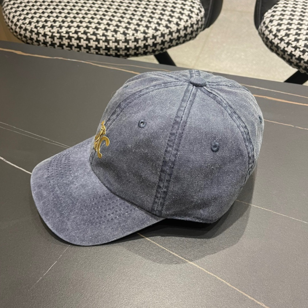 【CELINE赛琳】2025春夏款新款简约棒球帽，新款出货，大牌款超好搭配，赶紧入手！