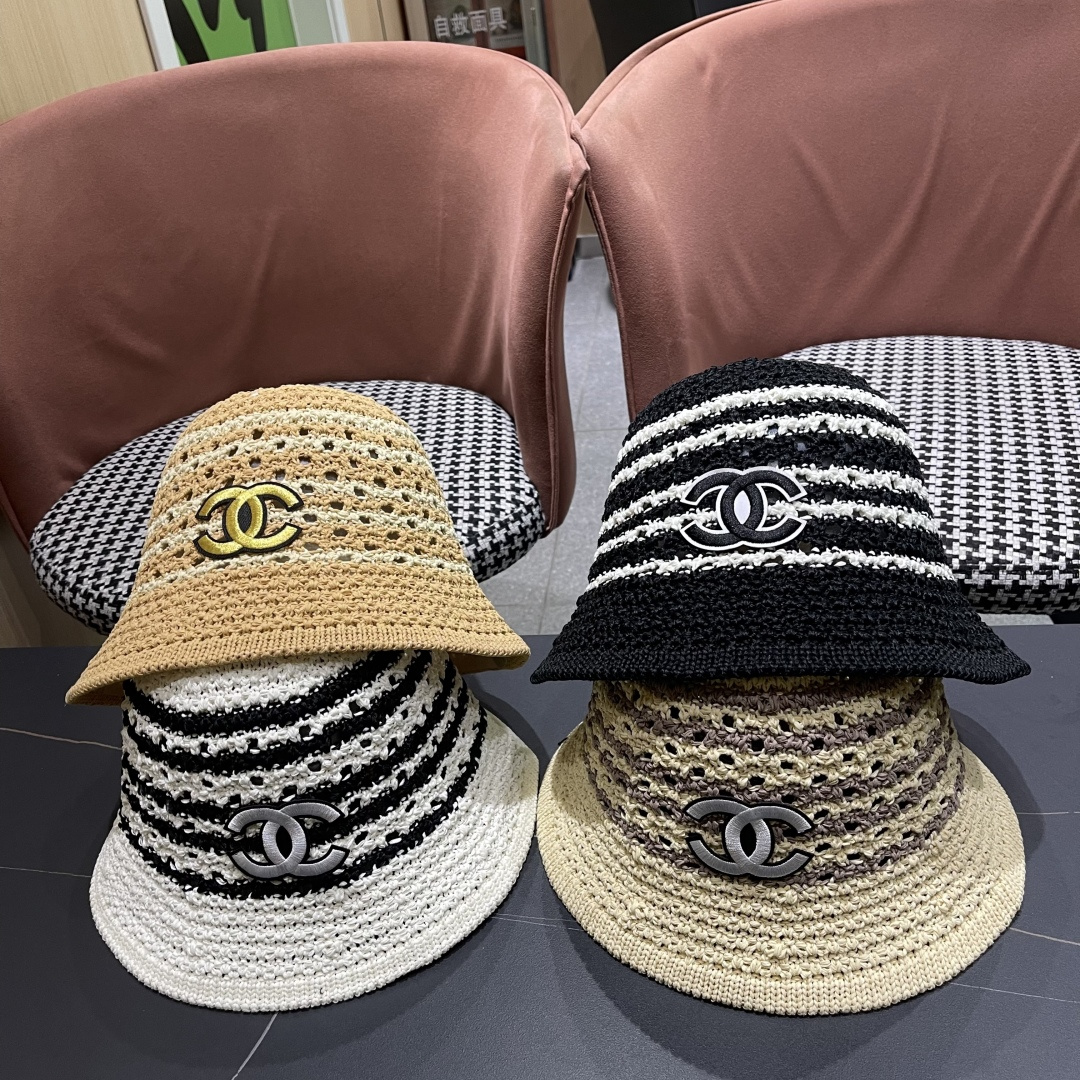  香奈儿CHANEL 草编渔夫帽女 2025 新款夏季日系显脸小百搭草帽
海边沙滩遮阳防晒帽