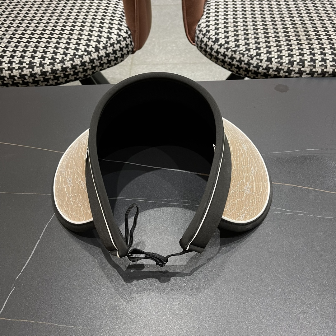  迪奥 空顶扎马尾太阳帽女夏季新款防晒防紫外线
遮阳帽大帽檐海边骑行