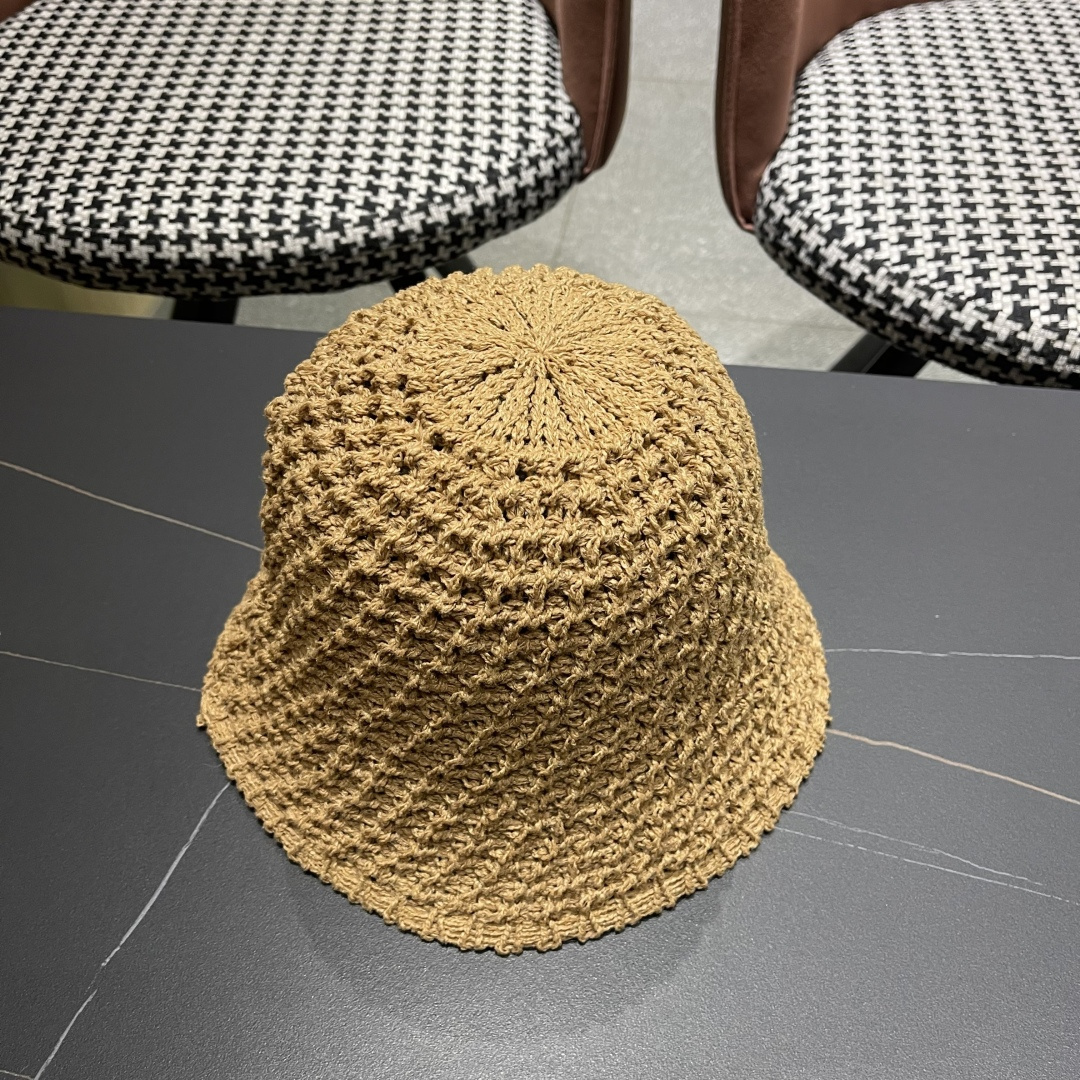  Chanel 香奈儿韩国遮脸水桶帽编织百搭短檐圆顶
品脸小时尚渔夫帽女