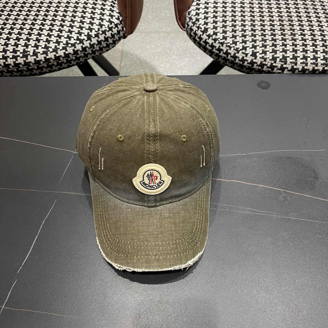  Moncler蒙口新款棒球帽，原版帆布料纯棉内里，轻盈透气！质量超赞，基础头围56，贴片可调节。