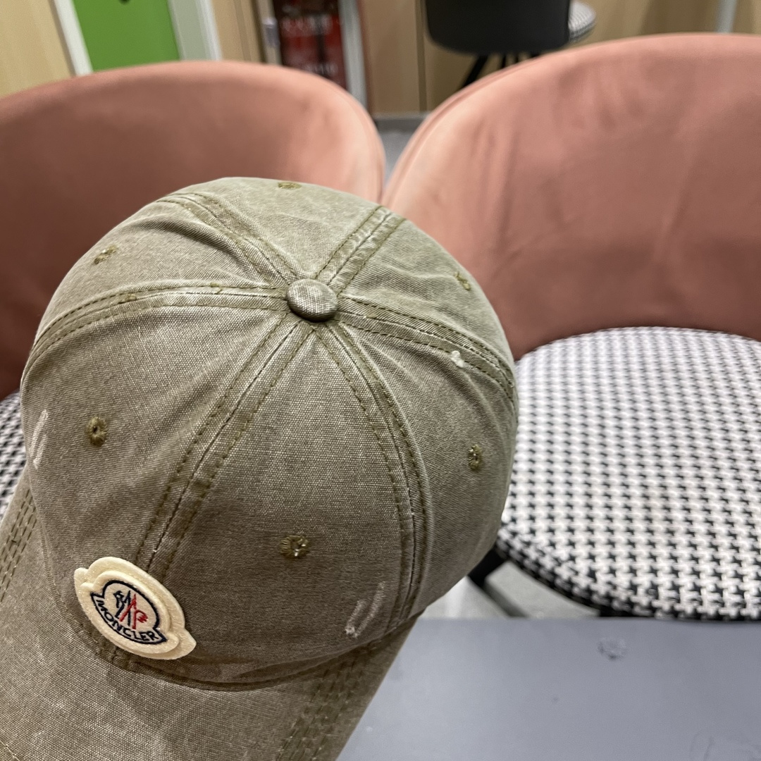  Moncler蒙口新款棒球帽，原版帆布料纯棉内里，轻盈透气！质量超赞，基础头围56，贴片可调节。