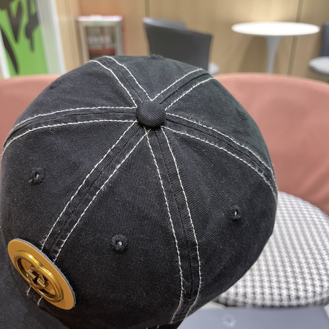  古奇Gucci 新款原单棒球帽🧢， 精致純也格调很有感觉，很酷很时尚，质量超赞