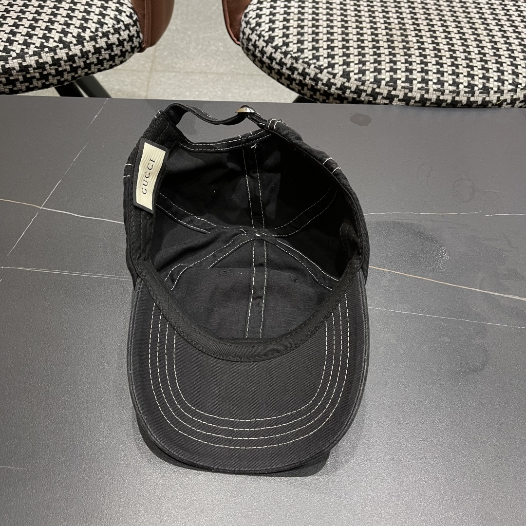  古奇Gucci 新款原单棒球帽🧢， 精致純也格调很有感觉，很酷很时尚，质量超赞