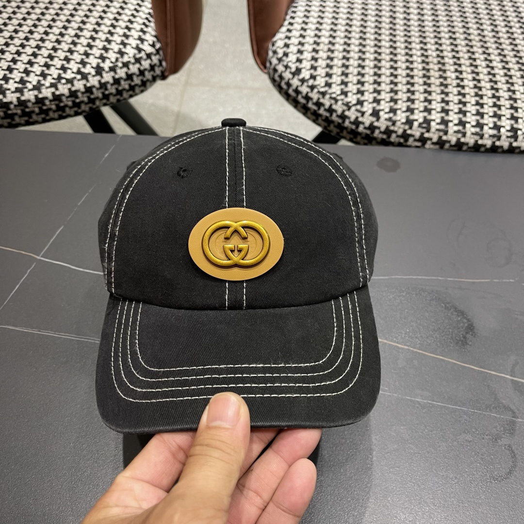  古奇Gucci 新款原单棒球帽🧢， 精致純也格调很有感觉，很酷很时尚，质量超赞