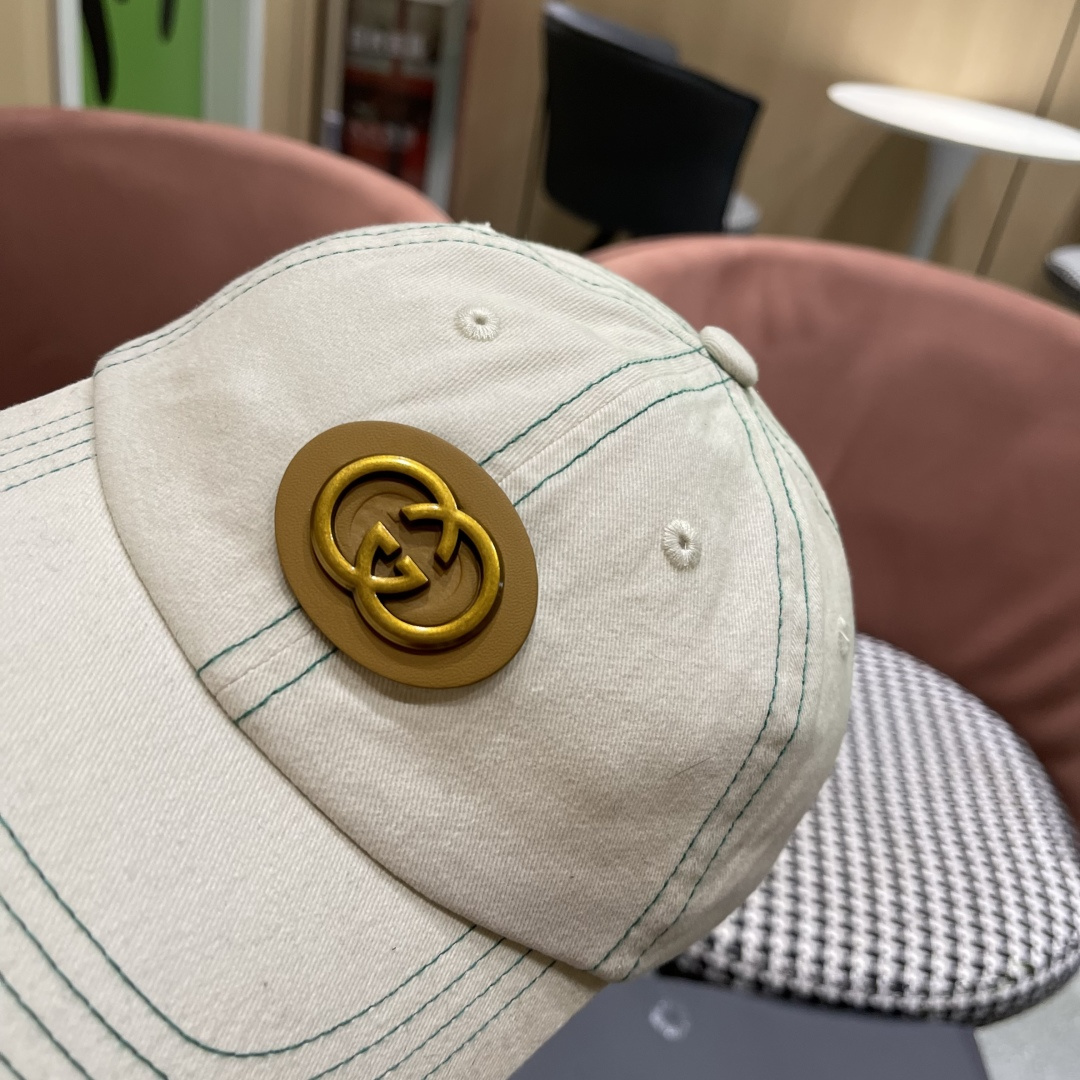  古奇Gucci 新款原单棒球帽🧢， 精致純也格调很有感觉，很酷很时尚，质量超赞