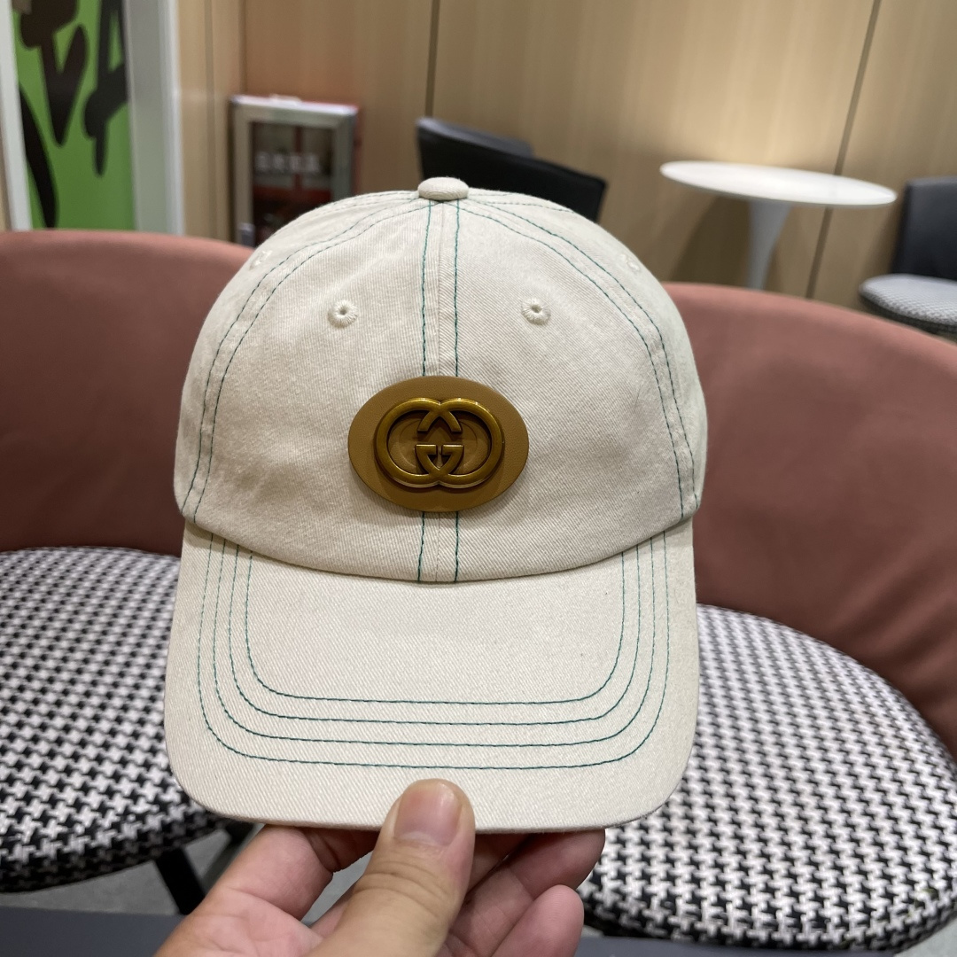  古奇Gucci 新款原单棒球帽🧢， 精致純也格调很有感觉，很酷很时尚，质量超赞