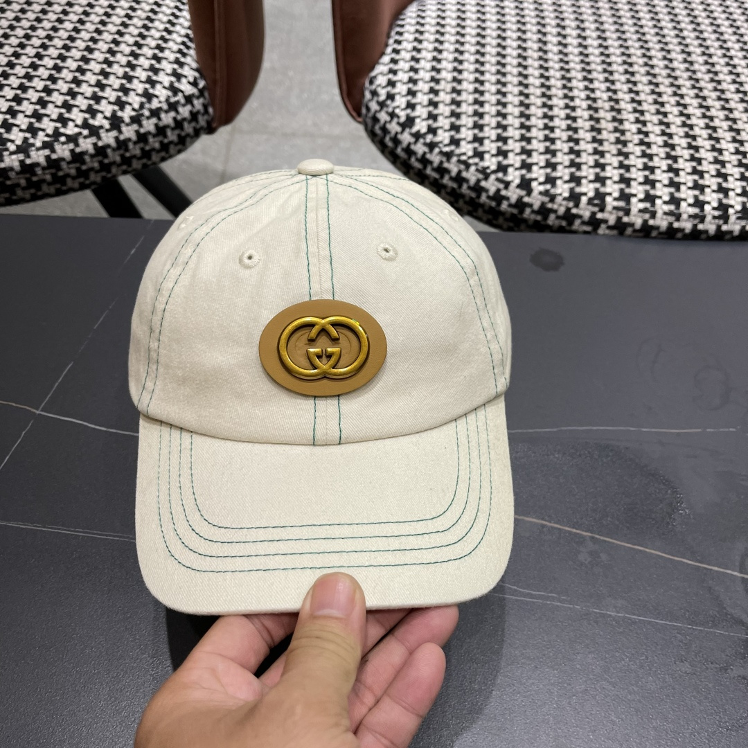  古奇Gucci 新款原单棒球帽🧢， 精致純也格调很有感觉，很酷很时尚，质量超赞
