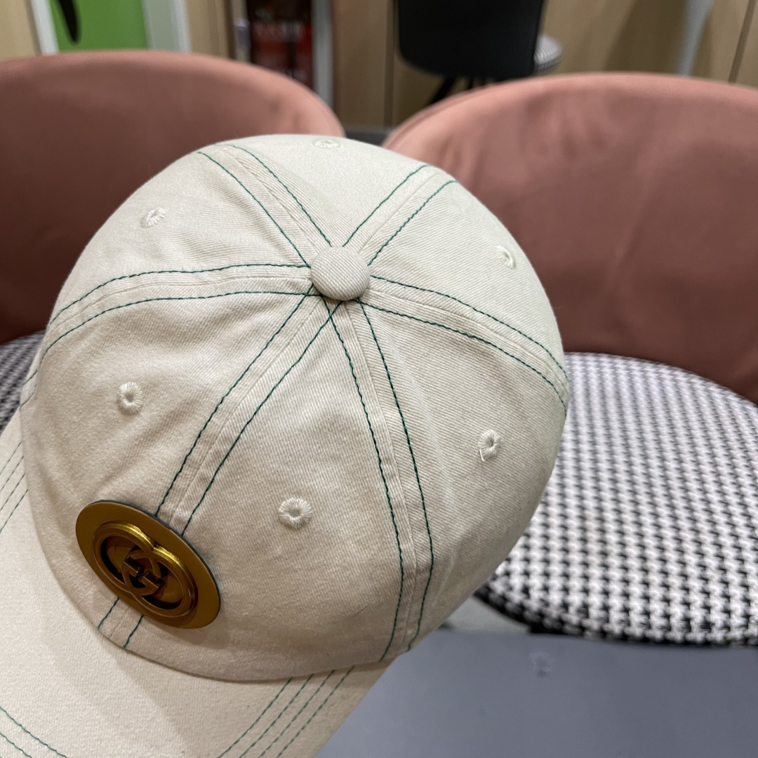  古奇Gucci 新款原单棒球帽🧢， 精致純也格调很有感觉，很酷很时尚，质量超赞