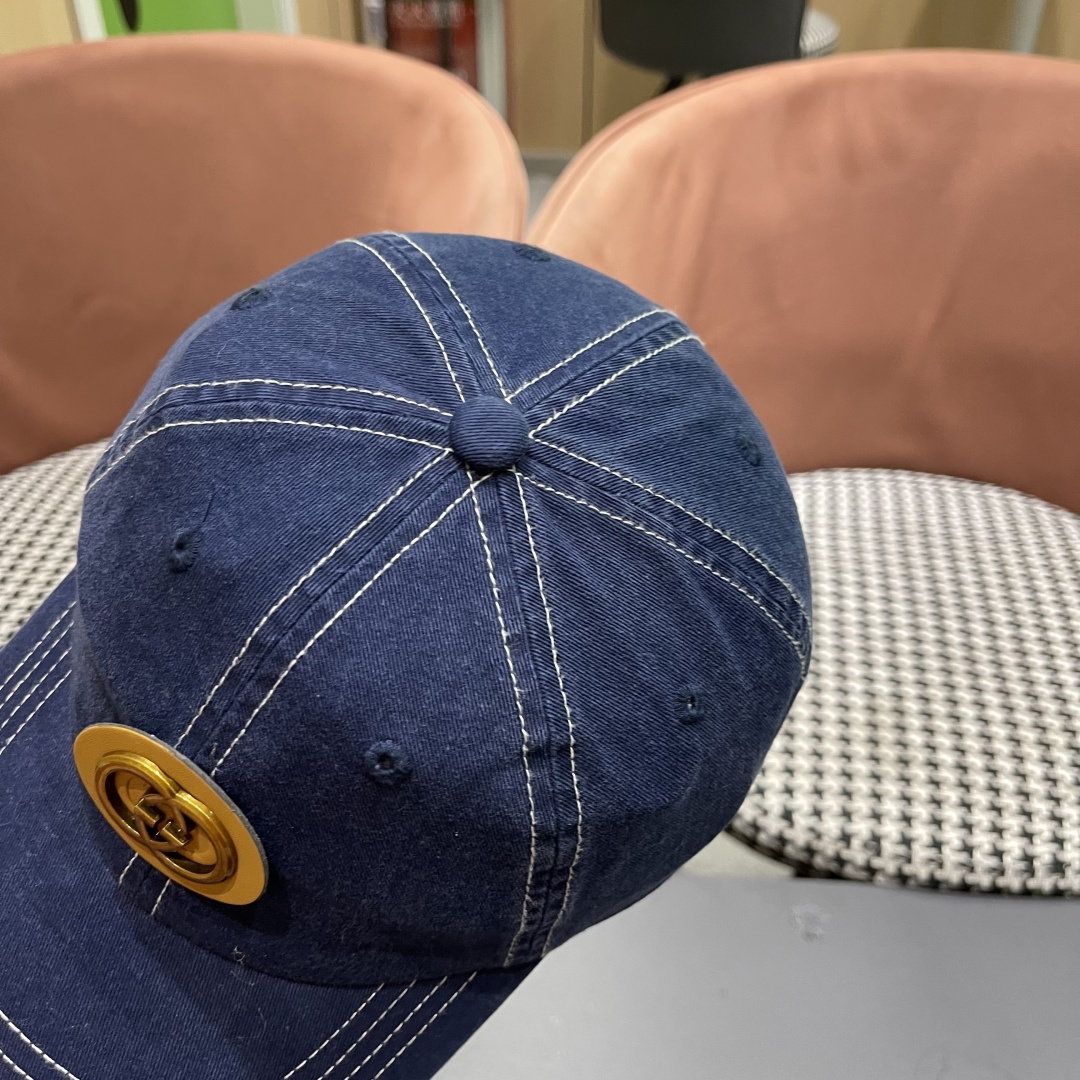  古奇Gucci 新款原单棒球帽🧢， 精致純也格调很有感觉，很酷很时尚，质量超赞