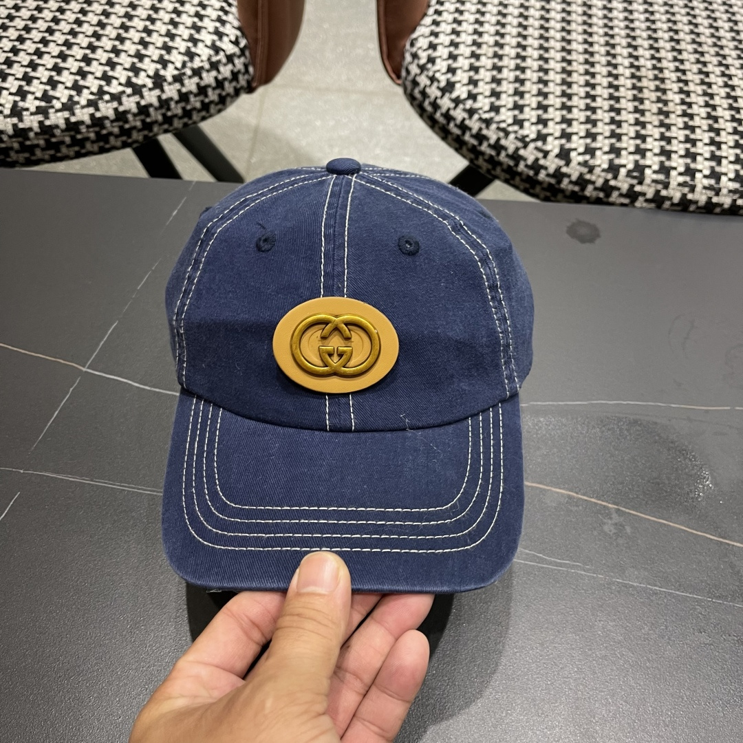  古奇Gucci 新款原单棒球帽🧢， 精致純也格调很有感觉，很酷很时尚，质量超赞