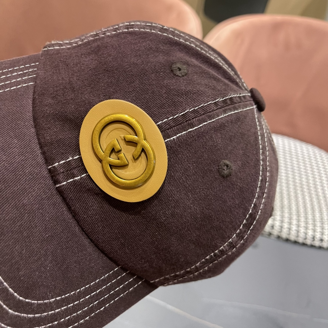  古奇Gucci 新款原单棒球帽🧢， 精致純也格调很有感觉，很酷很时尚，质量超赞