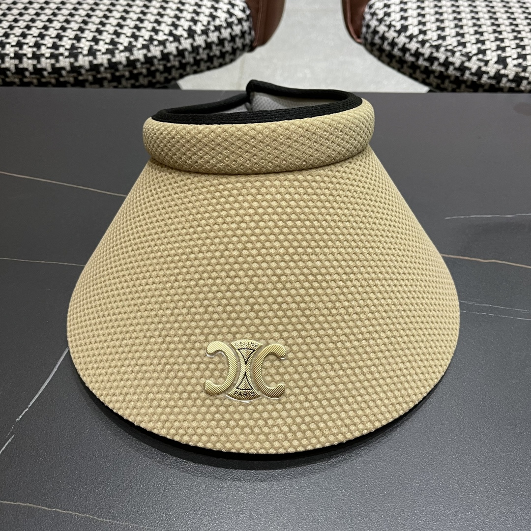 【CELINE赛琳】2025新款流苏度假休闲遮阳帽空顶帽，🔆遮阳百搭～休闲出街神器