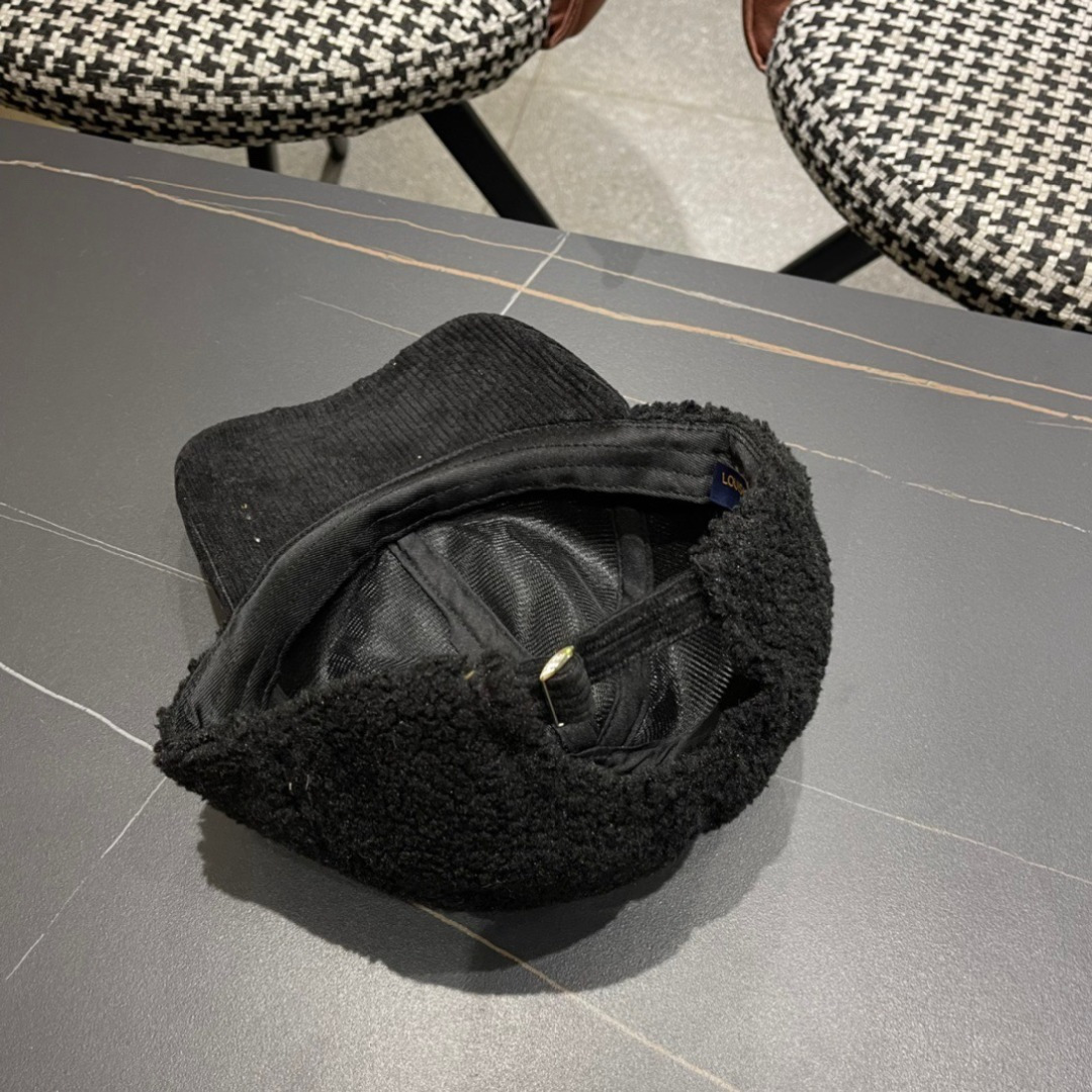 🧢LouisVuitton路易威登 👒😍LV仿貂毛绒面料棒球帽，超百搭遮阳防晒帽，气质名媛风格，超文艺，