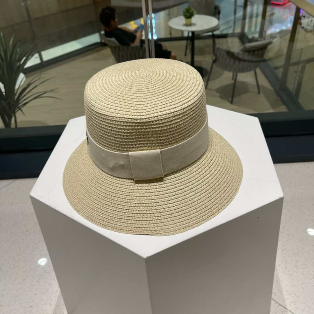  Dior迪奥新款草帽，平顶桶帽头