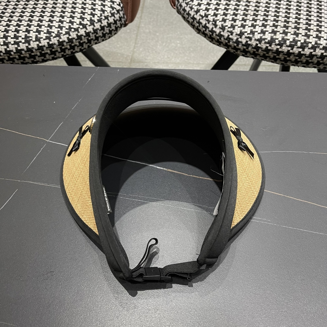  Chanel香奈儿韩系蝴蝶结夏季遮阳空顶帽度假沙滩防晒帽

