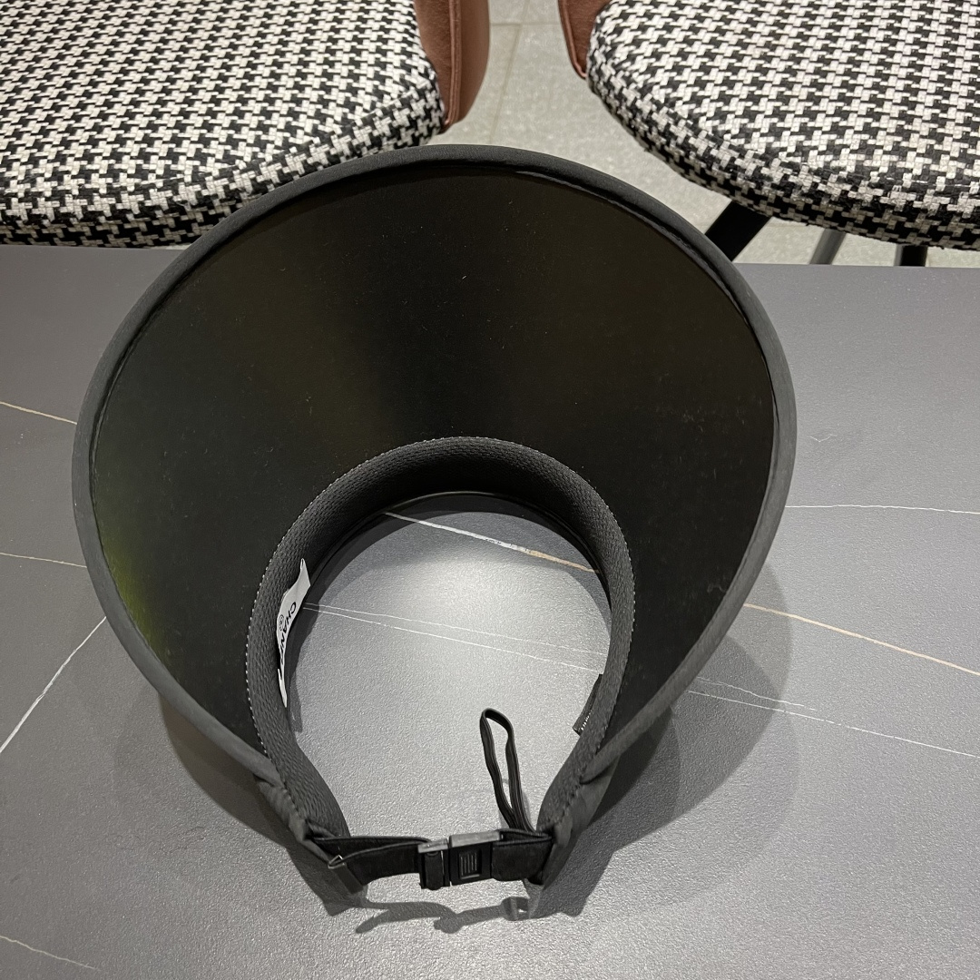  Chanel香奈儿韩系蝴蝶结夏季遮阳空顶帽度假沙滩防晒帽

