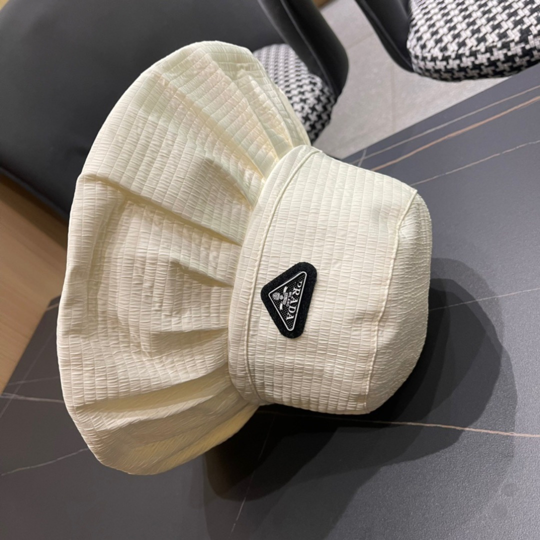 【普拉达】2025春夏新款渔夫帽，新款出货，大牌款超好搭配，赶紧入手！出行必备