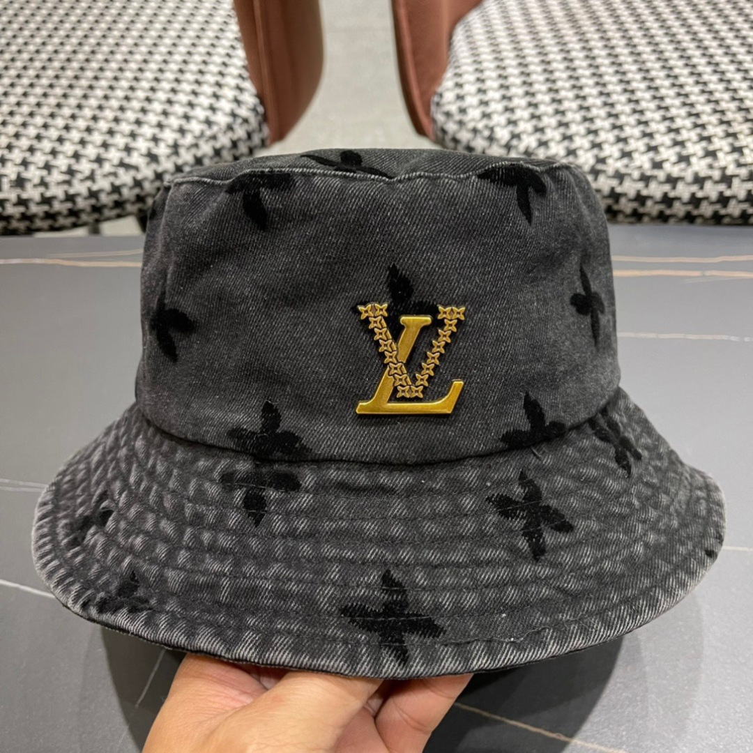  路易威登 LouisVuitton 😍新款LV渔夫帽重工打造♥️渔夫系列高端大气，百搭款🤗男女通用！