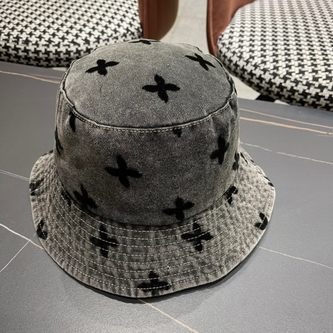  路易威登 LouisVuitton 😍新款LV渔夫帽重工打造♥️渔夫系列高端大气，百搭款🤗男女通用！