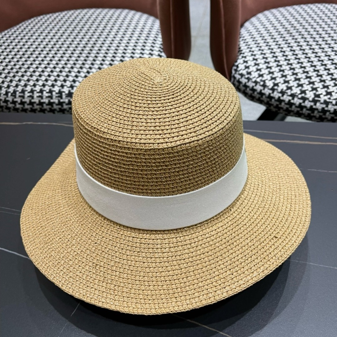 【CELINE赛琳】2025新款大牌简约草帽  夏天海边首选～材质升级手工定制，质感满分