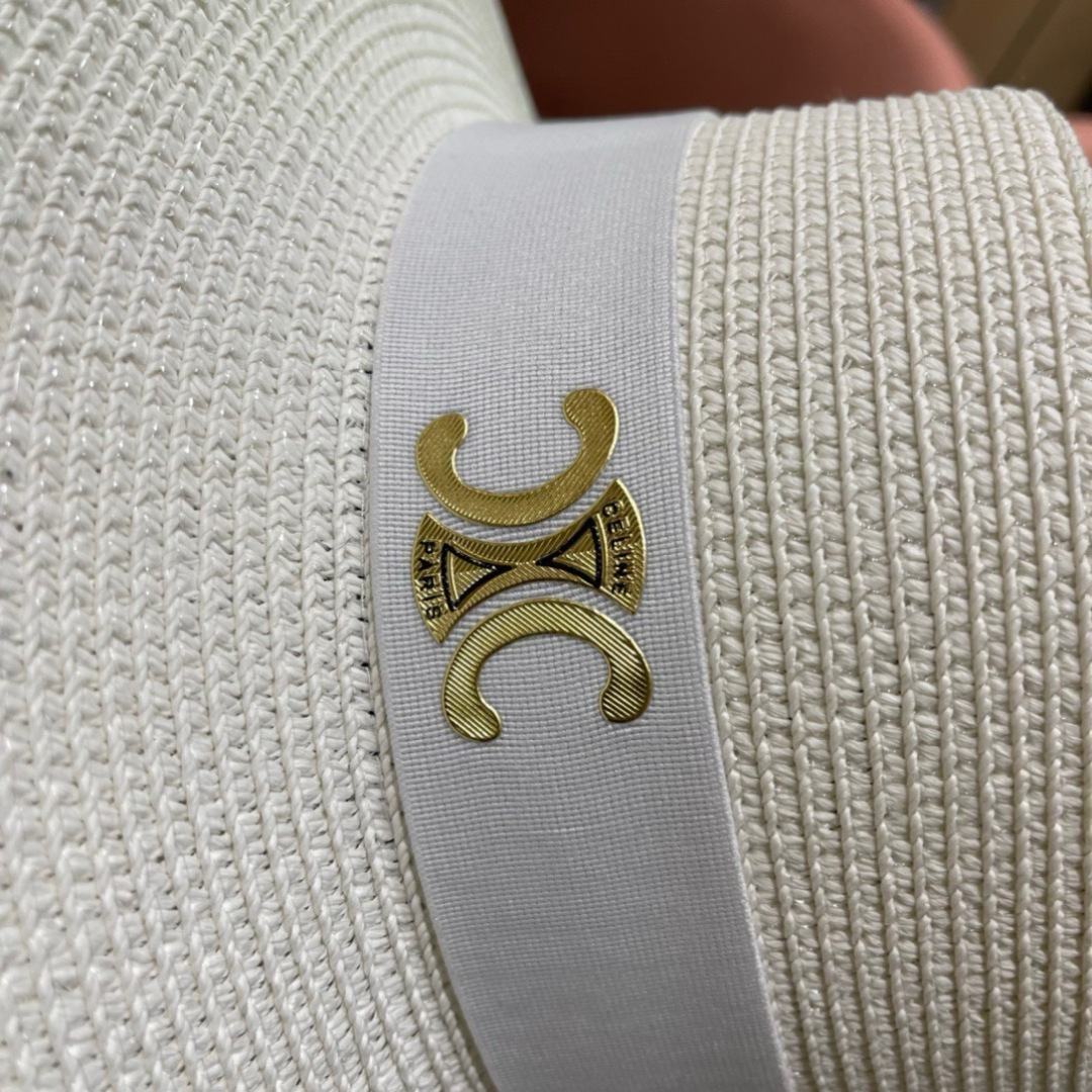 【CELINE赛琳】2025新款大牌简约草帽  夏天海边首选～材质升级手工定制，质感满分