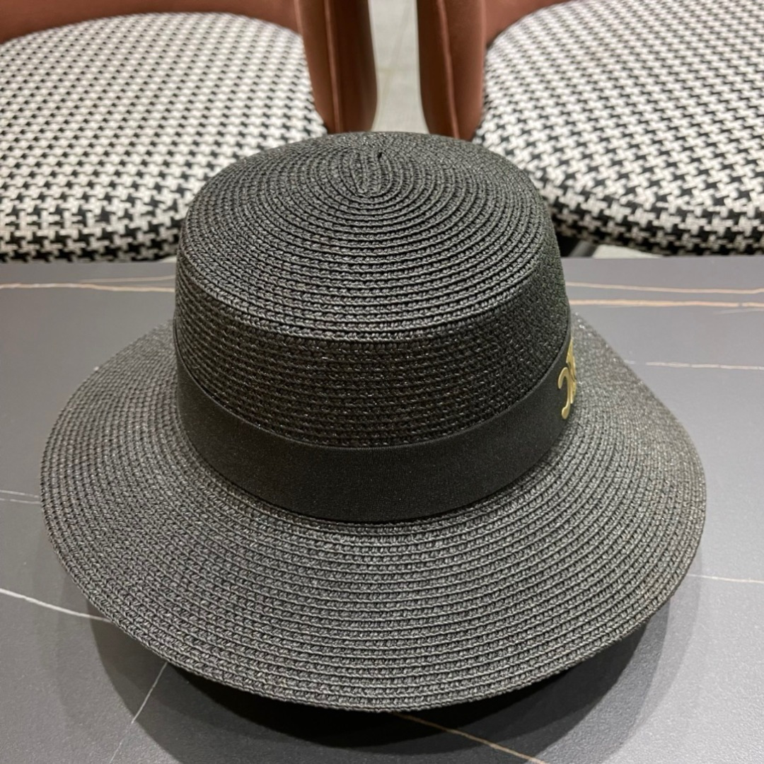【CELINE赛琳】2025新款大牌简约草帽  夏天海边首选～材质升级手工定制，质感满分