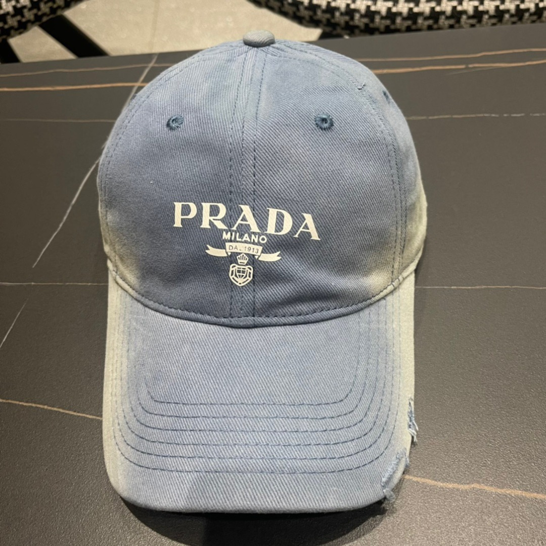 。PRADA 普拉达 2025新品棒球帽 代购版本！时尚潮流，高端做工！非一般的品质，细节看实拍哦