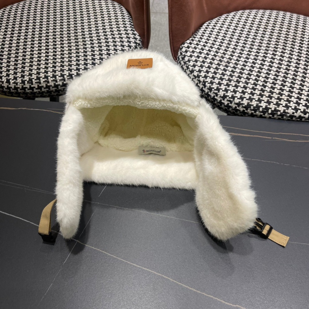  moncler蒙口新款冬加绒保暖护耳雷锋女士棉帽冬天防风寒套头帽子滑雪东北加厚骑行帽