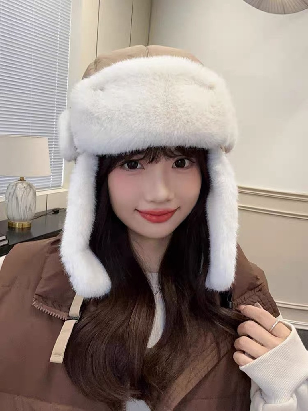  moncler蒙口新款冬加绒保暖护耳雷锋女士棉帽冬天防风寒套头帽子滑雪东北加厚骑行帽