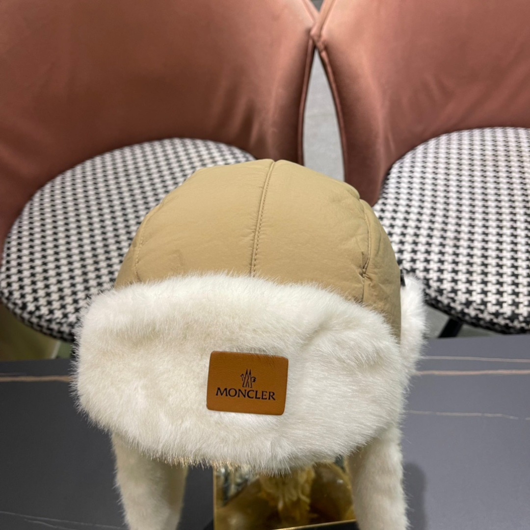  moncler蒙口新款冬加绒保暖护耳雷锋女士棉帽冬天防风寒套头帽子滑雪东北加厚骑行帽
