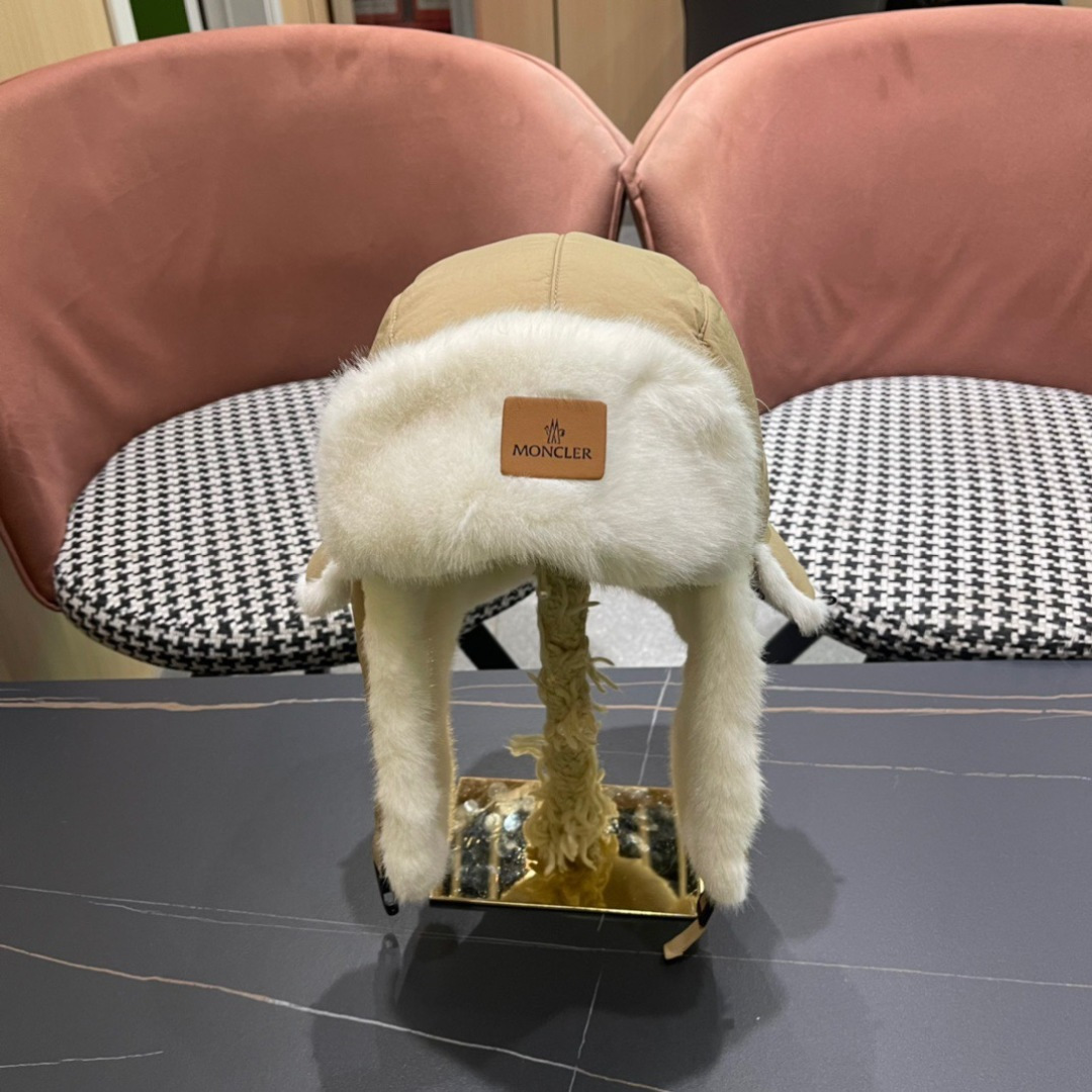  moncler蒙口新款冬加绒保暖护耳雷锋女士棉帽冬天防风寒套头帽子滑雪东北加厚骑行帽