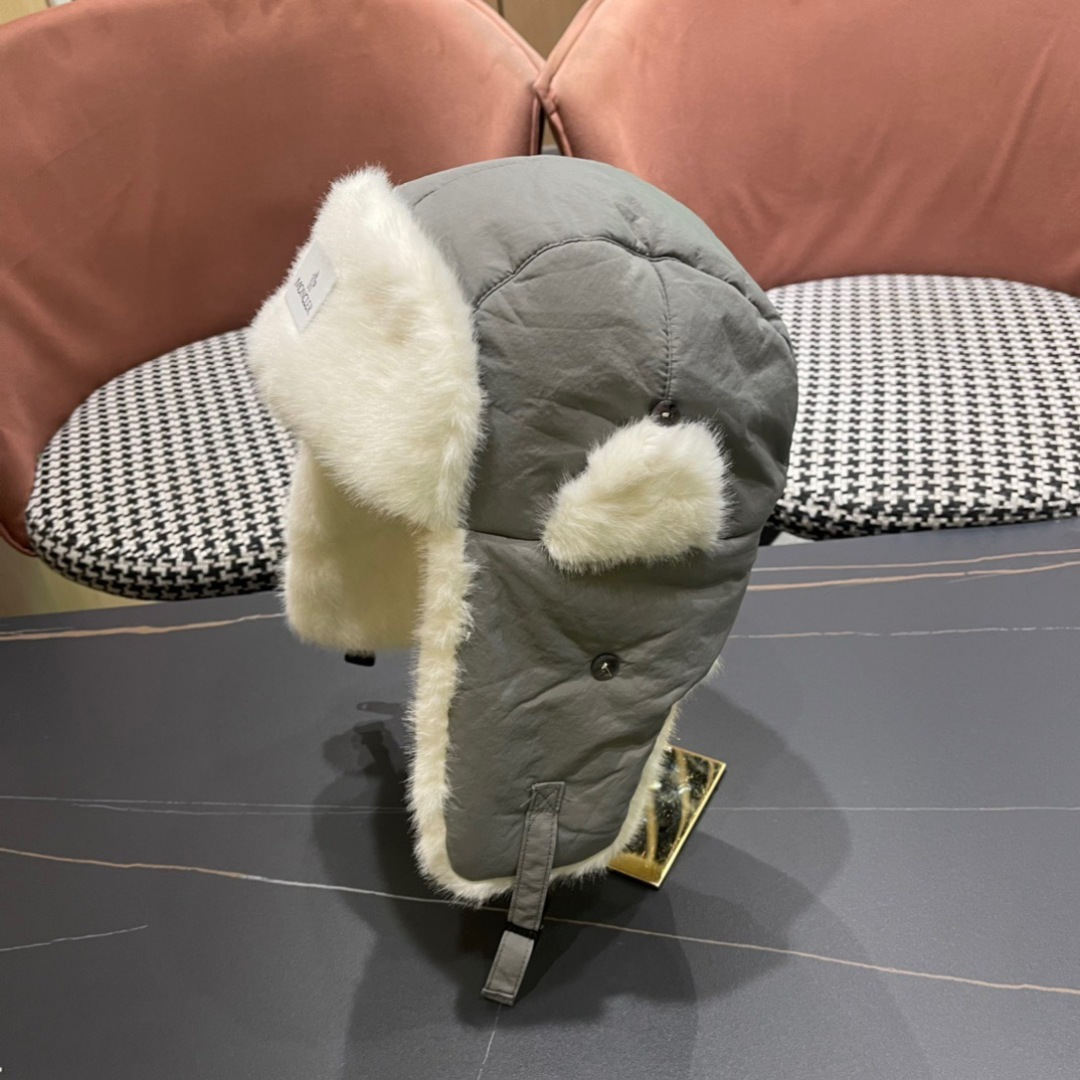  moncler蒙口新款冬加绒保暖护耳雷锋女士棉帽冬天防风寒套头帽子滑雪东北加厚骑行帽