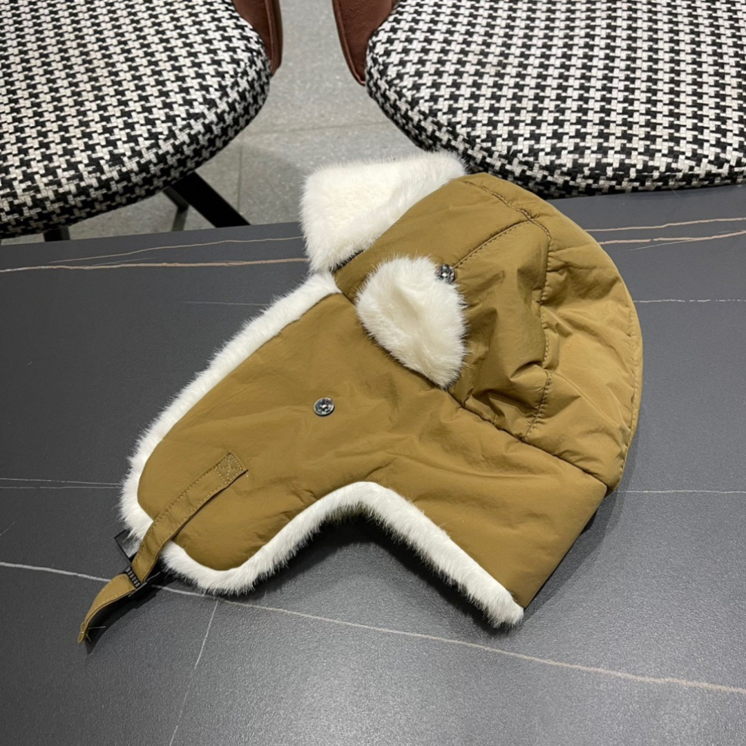  moncler蒙口新款冬加绒保暖护耳雷锋女士棉帽冬天防风寒套头帽子滑雪东北加厚骑行帽