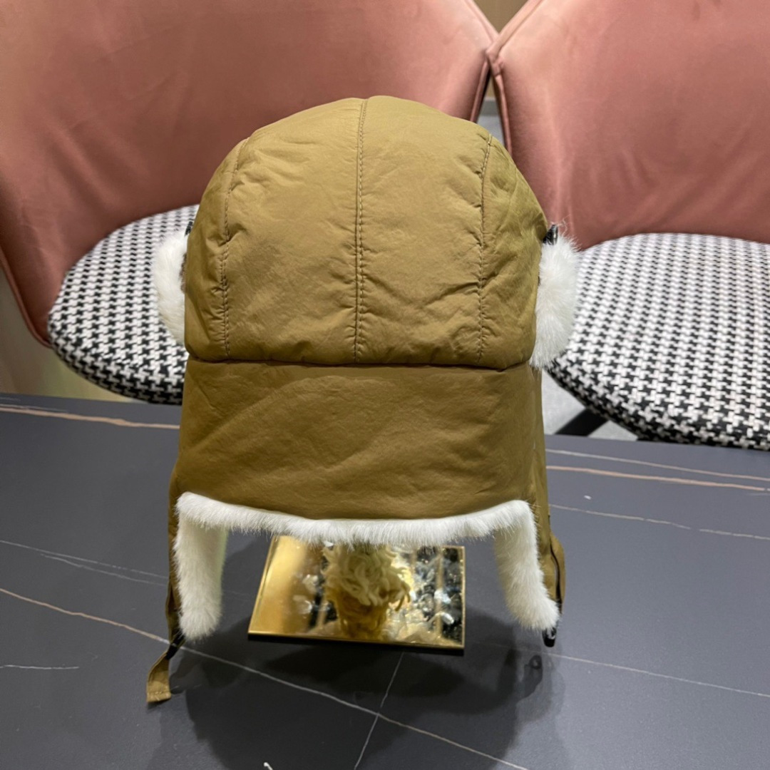  moncler蒙口新款冬加绒保暖护耳雷锋女士棉帽冬天防风寒套头帽子滑雪东北加厚骑行帽