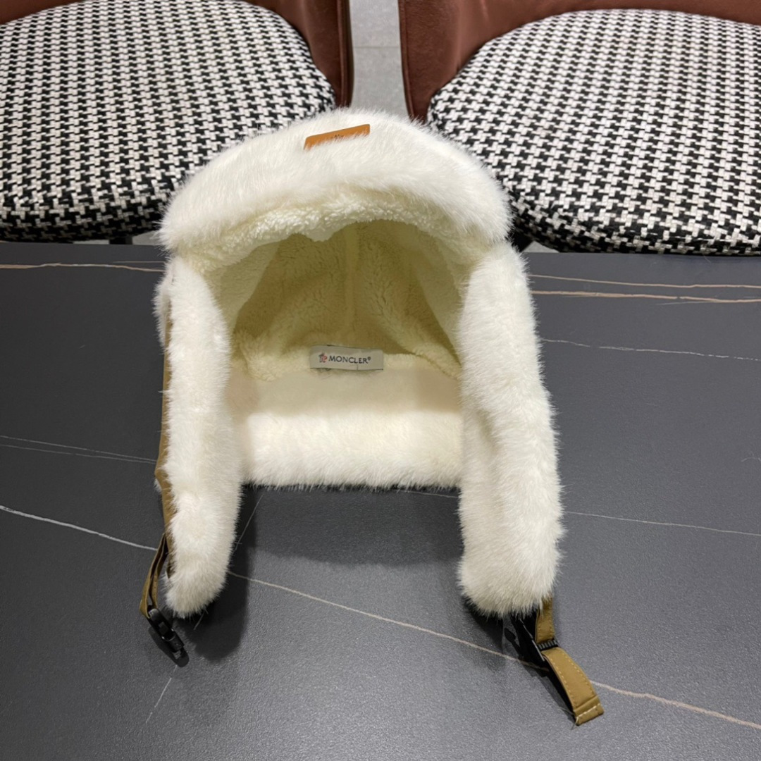  moncler蒙口新款冬加绒保暖护耳雷锋女士棉帽冬天防风寒套头帽子滑雪东北加厚骑行帽