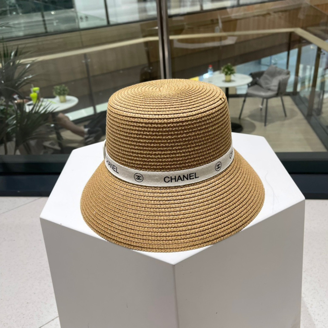  Chanel香奈儿草帽，。新款草帽，名媛风 版型好、头围59cm